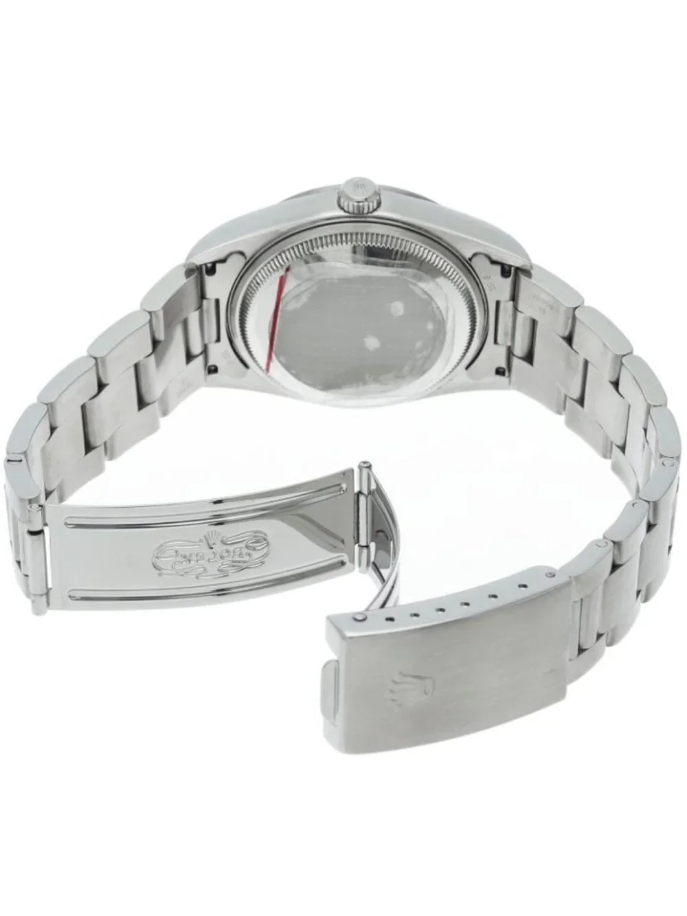 Rolex Oyster Perpetual Date Watch SS Black